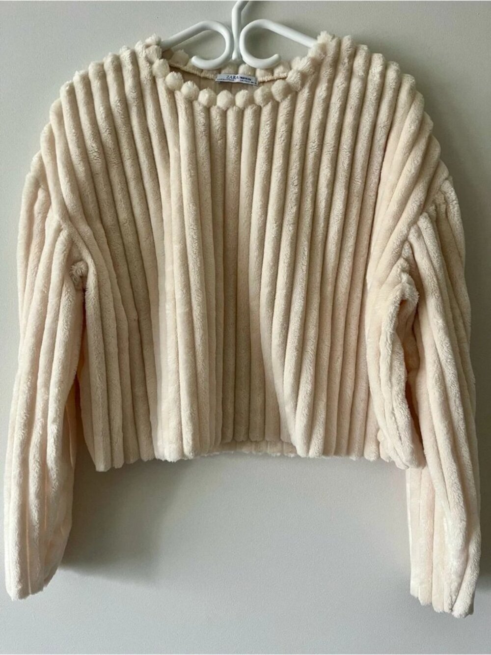 Zara Trafaluc Hot Chocolate Super Soft Ribbed Sweater